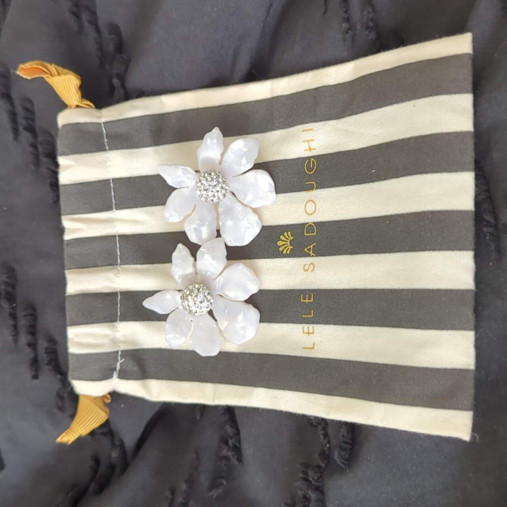 Lele Sadoughi Flower Earrings